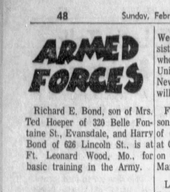 Clipping from The Courier